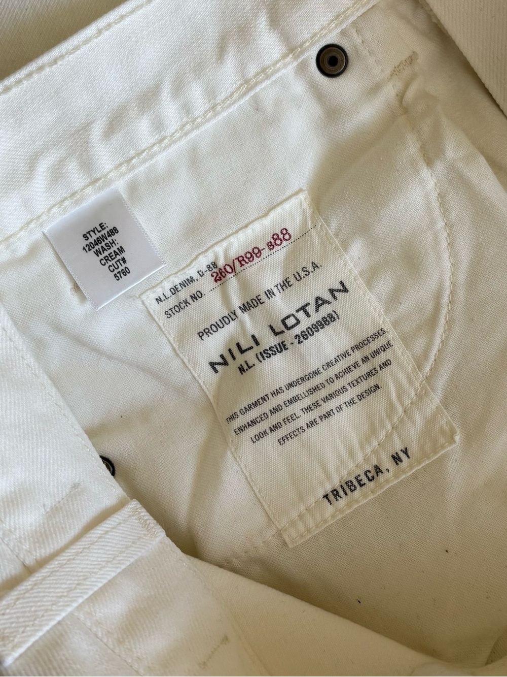 NILI LOTAN Smith cotton mid-rise straight jeans - Picture 12 of 12